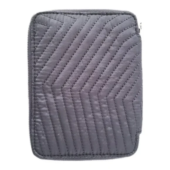 Armani Exchange Wallet - Grey Canvas Zip Around - Picture 2 of 4